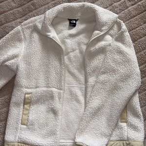 The North Face Cream Teddy Jacket